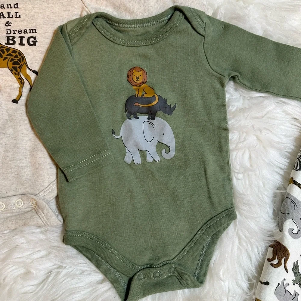 0-3 Months Baby Boy bodysuit bundle